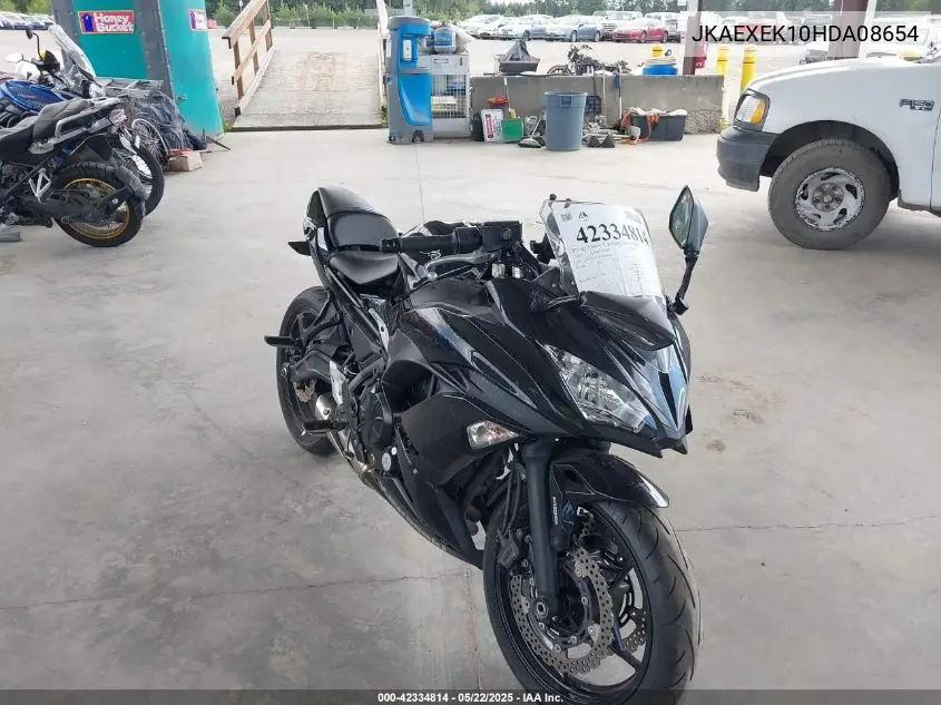 2017 Kawasaki Ex650 F VIN: JKAEXEK10HDA08654 Lot: 42334814