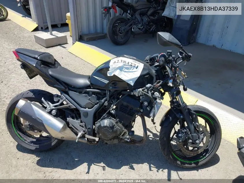 2017 Kawasaki Ex300 B VIN: JKAEX8B13HDA37339 Lot: 42384271