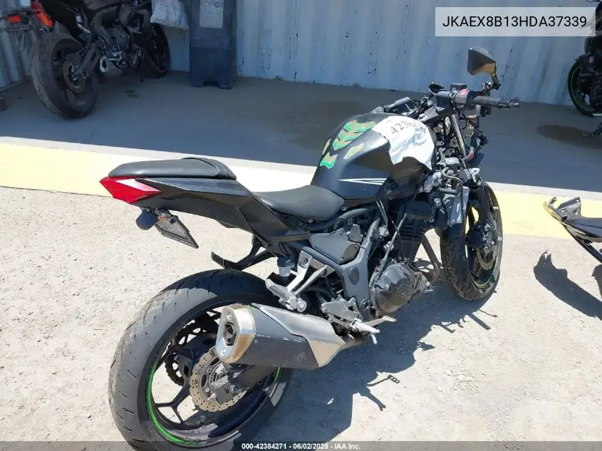 2017 Kawasaki Ex300 B VIN: JKAEX8B13HDA37339 Lot: 42384271