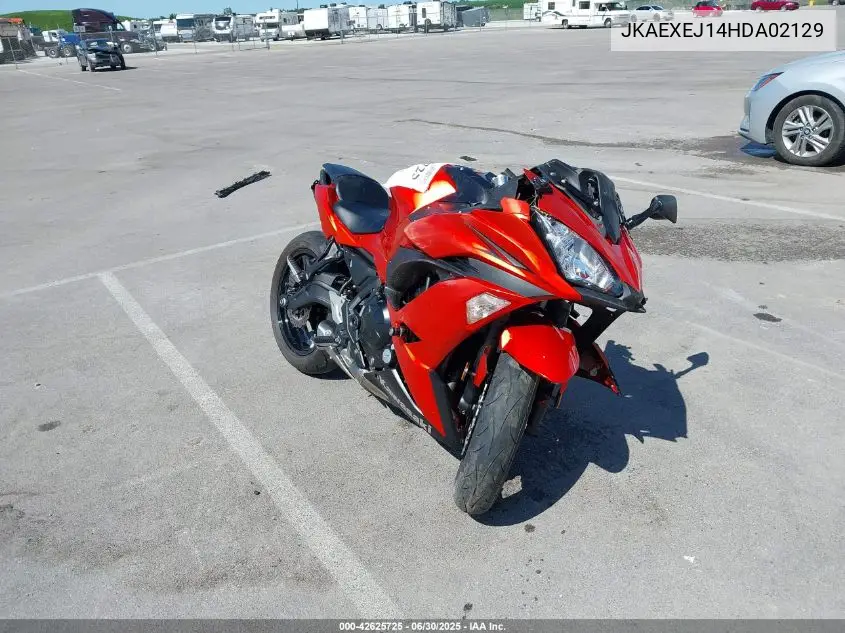 2017 Kawasaki Ex650 J VIN: JKAEXEJ14HDA02129 Lot: 42625725