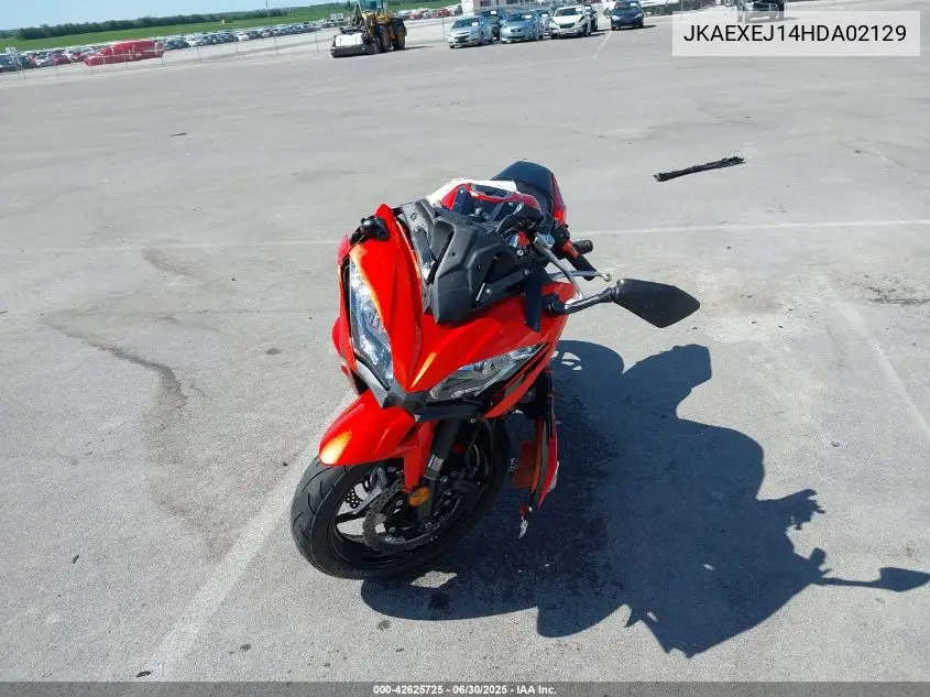 2017 Kawasaki Ex650 J VIN: JKAEXEJ14HDA02129 Lot: 42625725