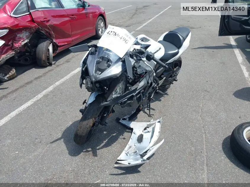 2020 Kawasaki Ex650 M VIN: ML5EXEM1XLDA14340 Lot: 42789490