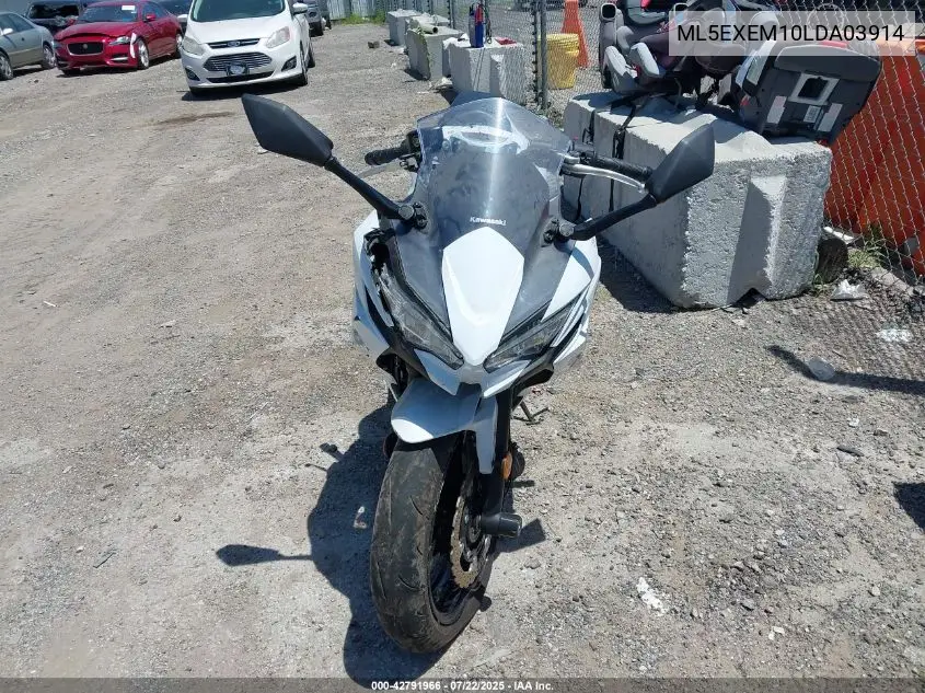 2020 Kawasaki Ex650 M VIN: ML5EXEM10LDA03914 Lot: 42791966