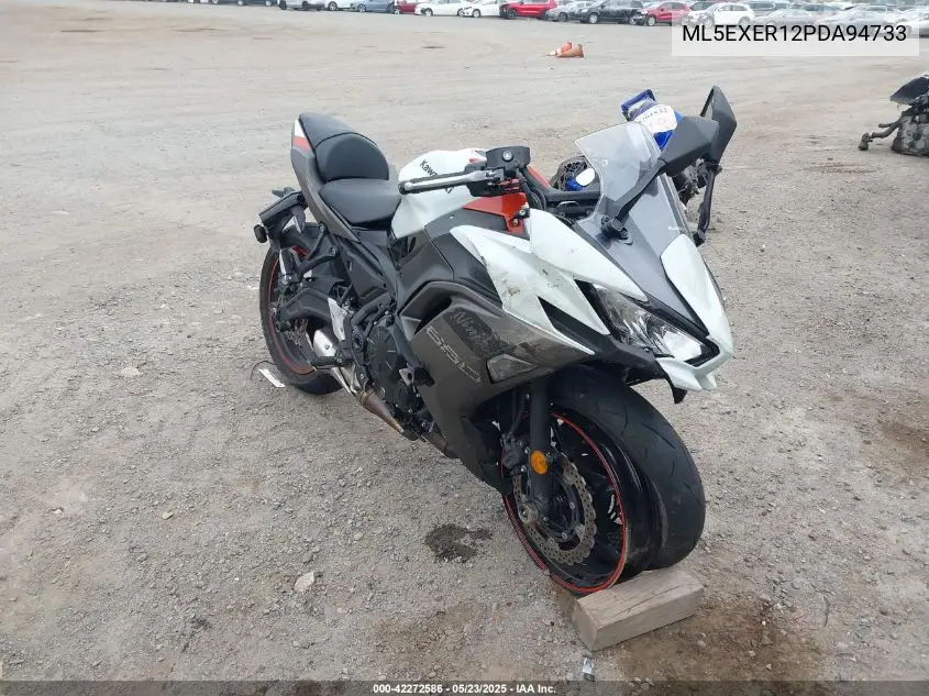 2023 Kawasaki Ex650 R VIN: ML5EXER12PDA94733 Lot: 42272586