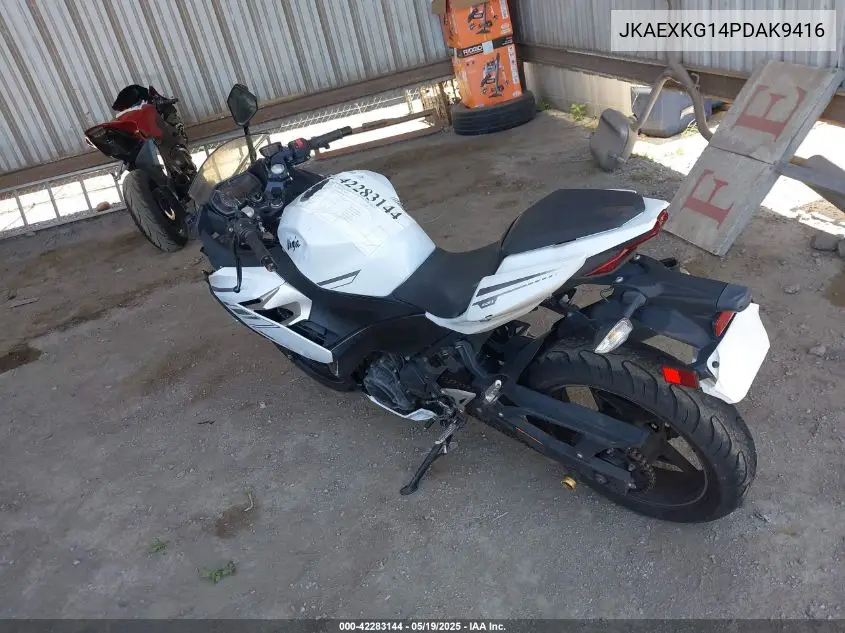 2023 Kawasaki Ex400 VIN: JKAEXKG14PDAK9416 Lot: 42283144