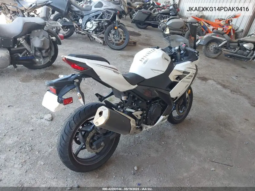 2023 Kawasaki Ex400 VIN: JKAEXKG14PDAK9416 Lot: 42283144
