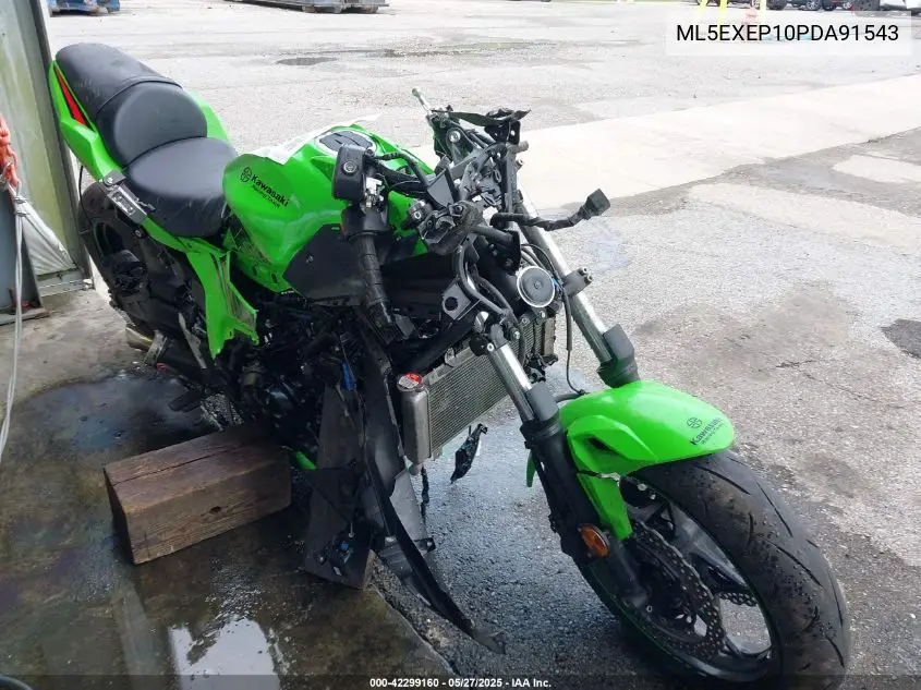 2023 Kawasaki Ex650 P VIN: ML5EXEP10PDA91543 Lot: 42299160
