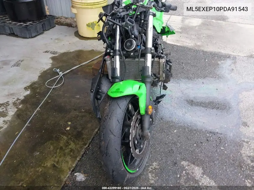 2023 Kawasaki Ex650 P VIN: ML5EXEP10PDA91543 Lot: 42299160