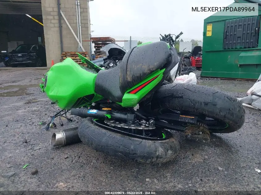 2023 Kawasaki Ex650 R VIN: ML5EXER17PDA89964 Lot: 42309678