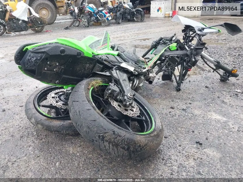 2023 Kawasaki Ex650 R VIN: ML5EXER17PDA89964 Lot: 42309678