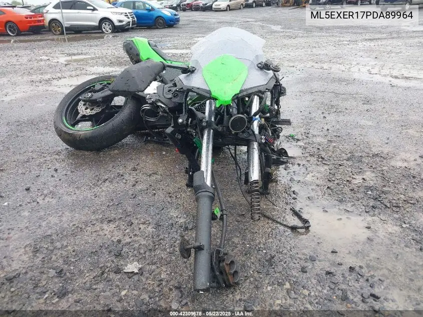 2023 Kawasaki Ex650 R VIN: ML5EXER17PDA89964 Lot: 42309678