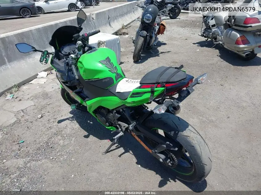 2023 Kawasaki Ex400 VIN: JKAEXKH14PDAN6579 Lot: 42333196