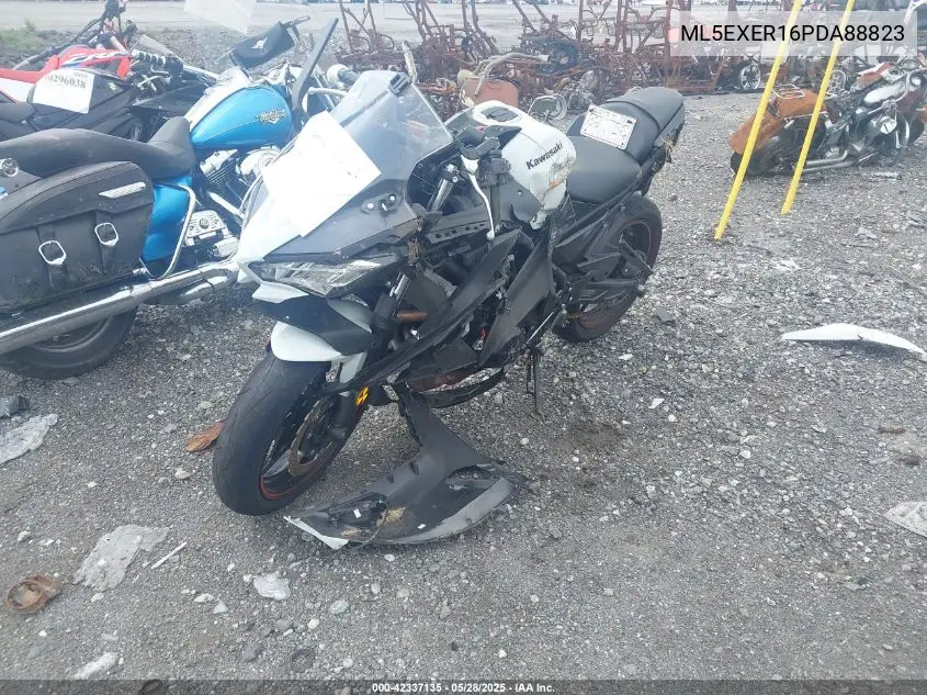 2023 Kawasaki Ex650 R VIN: ML5EXER16PDA88823 Lot: 42337135