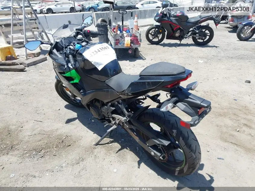 2023 Kawasaki Ex400 VIN: JKAEXKH12PDAP5308 Lot: 42343501