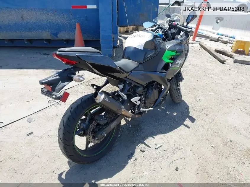 2023 Kawasaki Ex400 VIN: JKAEXKH12PDAP5308 Lot: 42343501