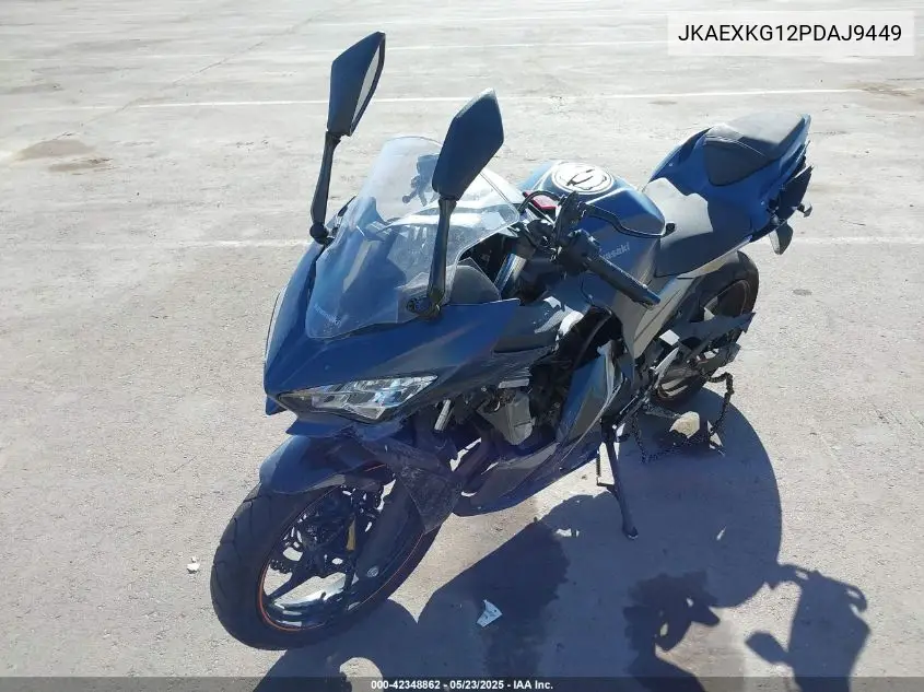 2023 Kawasaki Ex400 VIN: JKAEXKG12PDAJ9449 Lot: 42348862