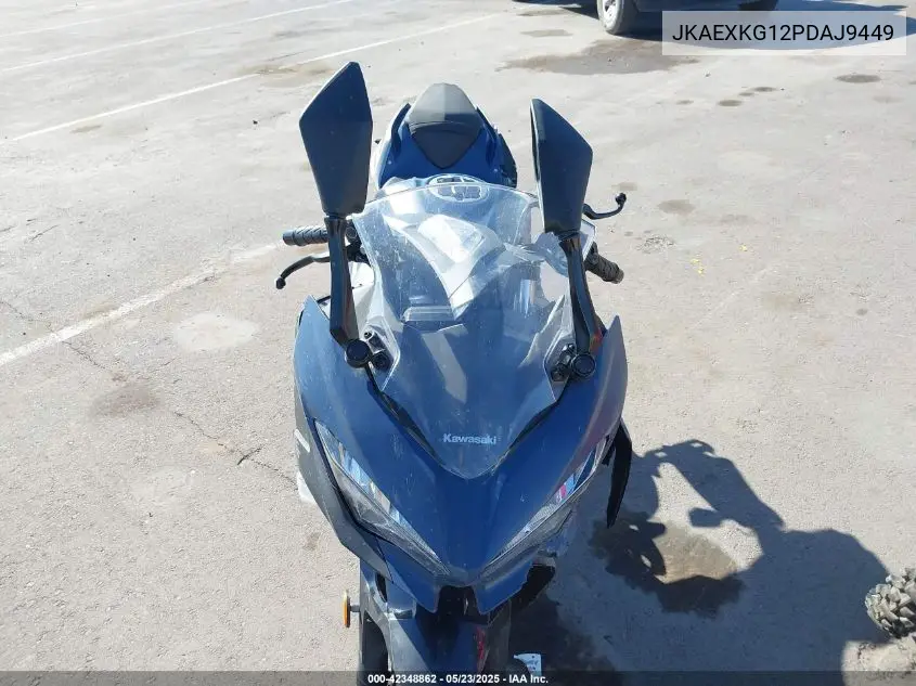 2023 Kawasaki Ex400 VIN: JKAEXKG12PDAJ9449 Lot: 42348862