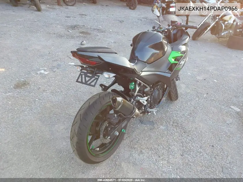 2023 Kawasaki Ex400 VIN: JKAEXKH14PDAP0966 Lot: 42652571