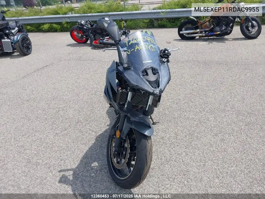 2024 Kawasaki Ex650 P VIN: ML5EXEP11RDAC9955 Lot: 12360453