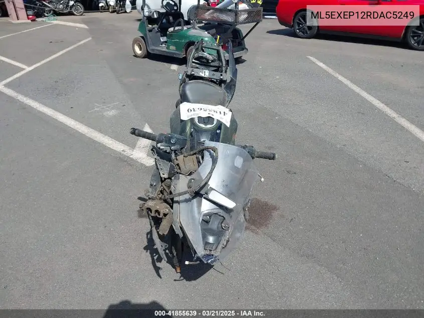 2024 Kawasaki Ex650 P VIN: ML5EXEP12RDAC5249 Lot: 41855639