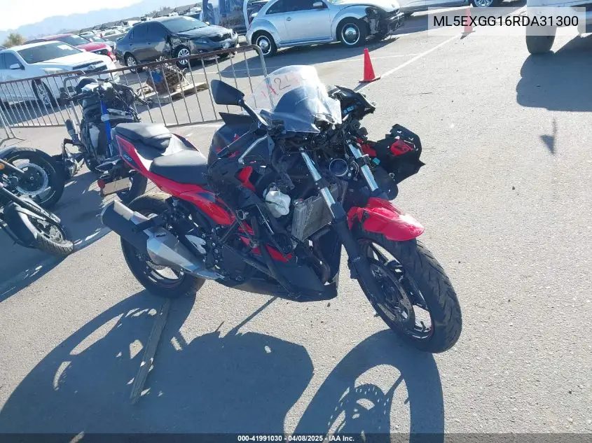 2024 Kawasaki Ex500 VIN: ML5EXGG16RDA31300 Lot: 41991030