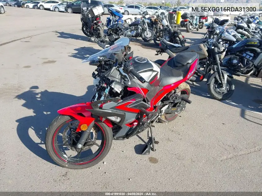 2024 Kawasaki Ex500 VIN: ML5EXGG16RDA31300 Lot: 41991030