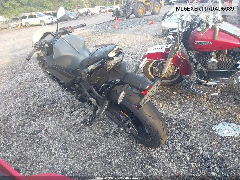 2024 Kawasaki Ex650 R VIN: ML5EXER11RDAD5039 Lot: 42259789