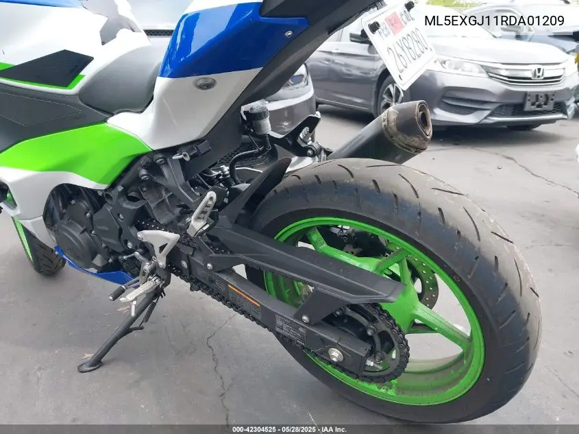 2024 Kawasaki Ex500 A/B VIN: ML5EXGJ11RDA01209 Lot: 42304525