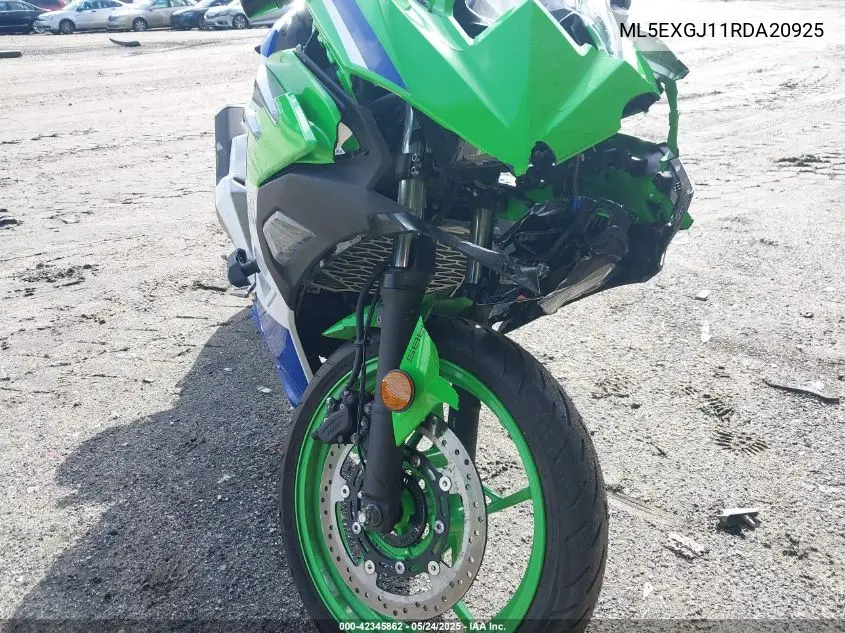 2024 Kawasaki Ex500 A/B VIN: ML5EXGJ11RDA20925 Lot: 42345862