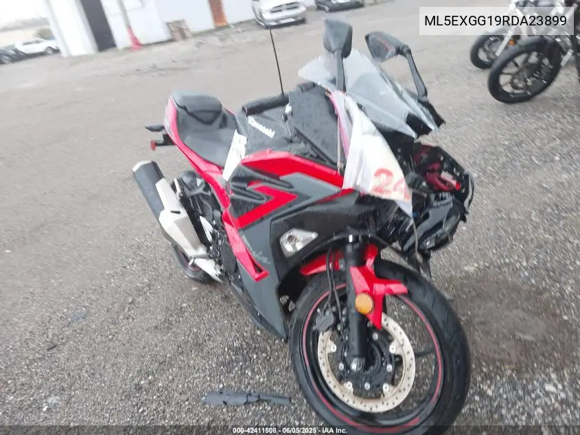 2024 Kawasaki Ex500 VIN: ML5EXGG19RDA23899 Lot: 42411508