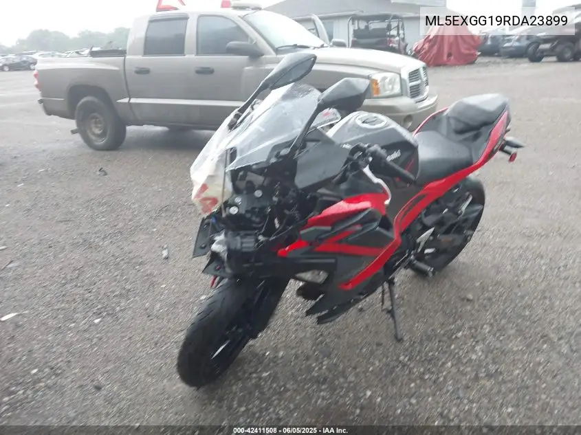 2024 Kawasaki Ex500 VIN: ML5EXGG19RDA23899 Lot: 42411508