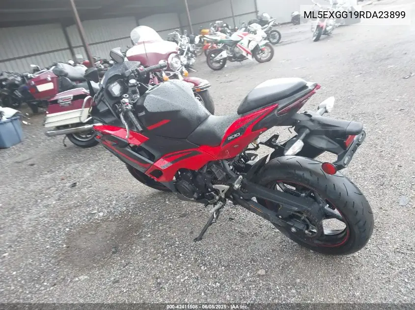 2024 Kawasaki Ex500 VIN: ML5EXGG19RDA23899 Lot: 42411508
