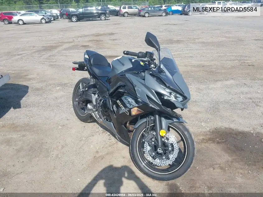 2024 Kawasaki Ex650 P VIN: ML5EXEP10RDAD5584 Lot: 42426954