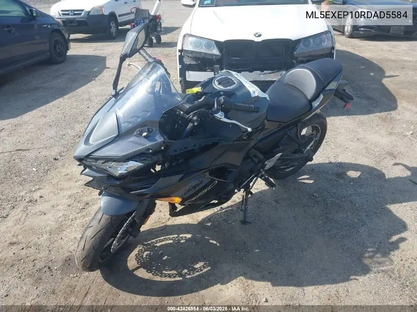 2024 Kawasaki Ex650 P VIN: ML5EXEP10RDAD5584 Lot: 42426954