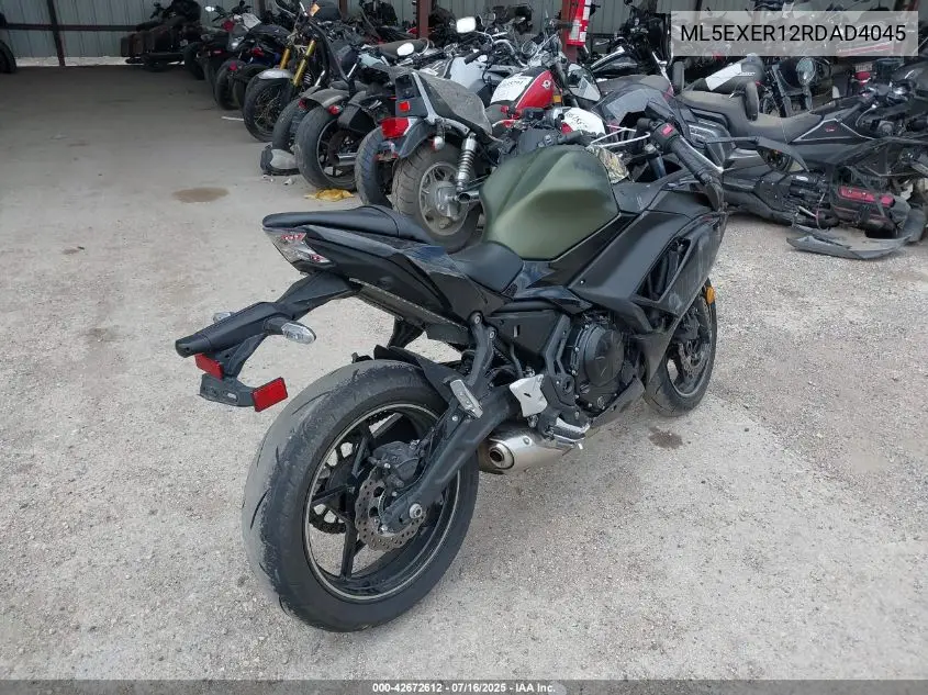 2024 Kawasaki Ex650 R VIN: ML5EXER12RDAD4045 Lot: 42672612