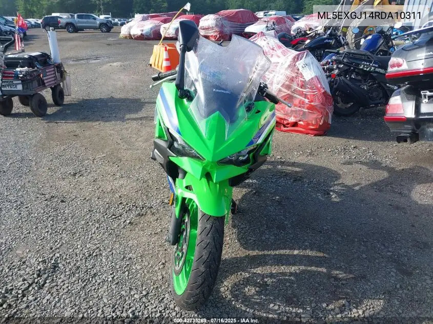 2024 Kawasaki Ex500 A/B VIN: ML5EXGJ14RDA10311 Lot: 42735269