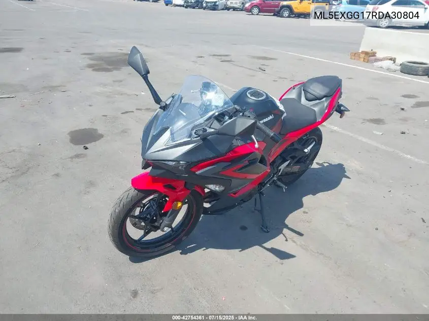 2024 Kawasaki Ex500 VIN: ML5EXGG17RDA30804 Lot: 42754361