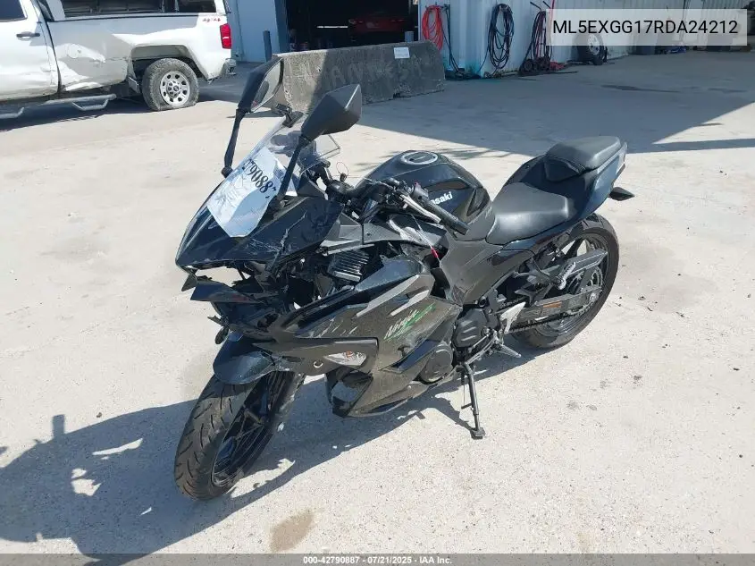 2024 Kawasaki Ex500 VIN: ML5EXGG17RDA24212 Lot: 42790887