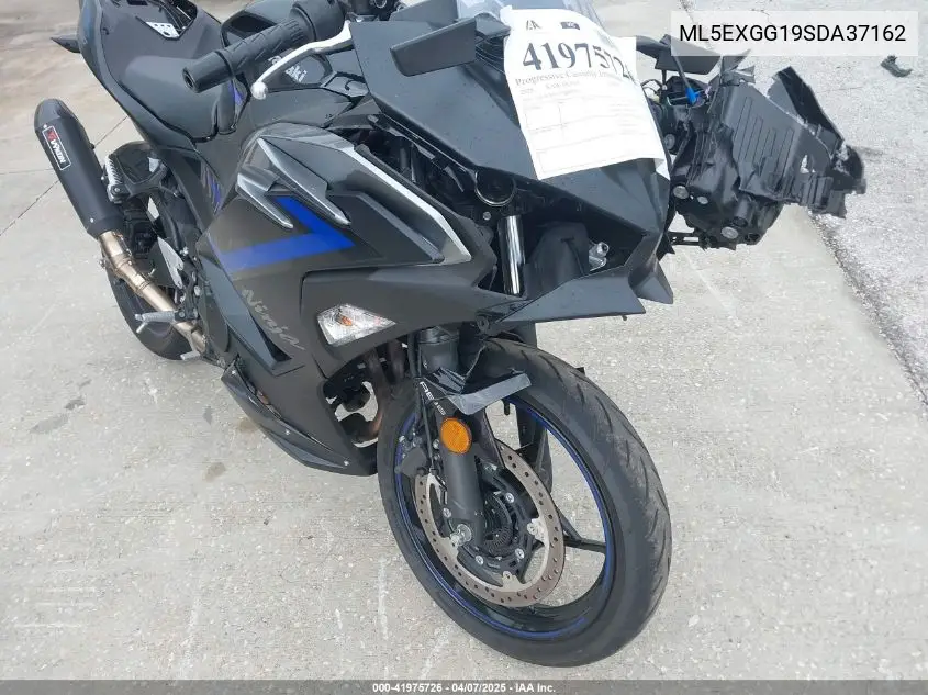 2025 Kawasaki Ex500 VIN: ML5EXGG19SDA37162 Lot: 41975726