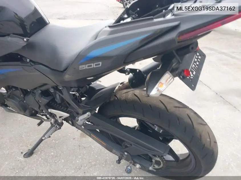 2025 Kawasaki Ex500 VIN: ML5EXGG19SDA37162 Lot: 41975726