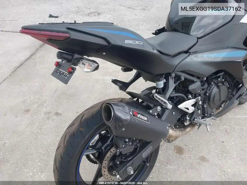 2025 Kawasaki Ex500 VIN: ML5EXGG19SDA37162 Lot: 41975726