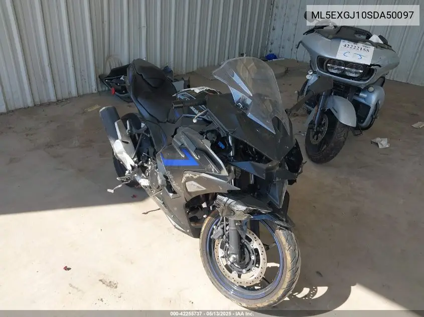 2025 Kawasaki Ex500 A/B VIN: ML5EXGJ10SDA50097 Lot: 42255737