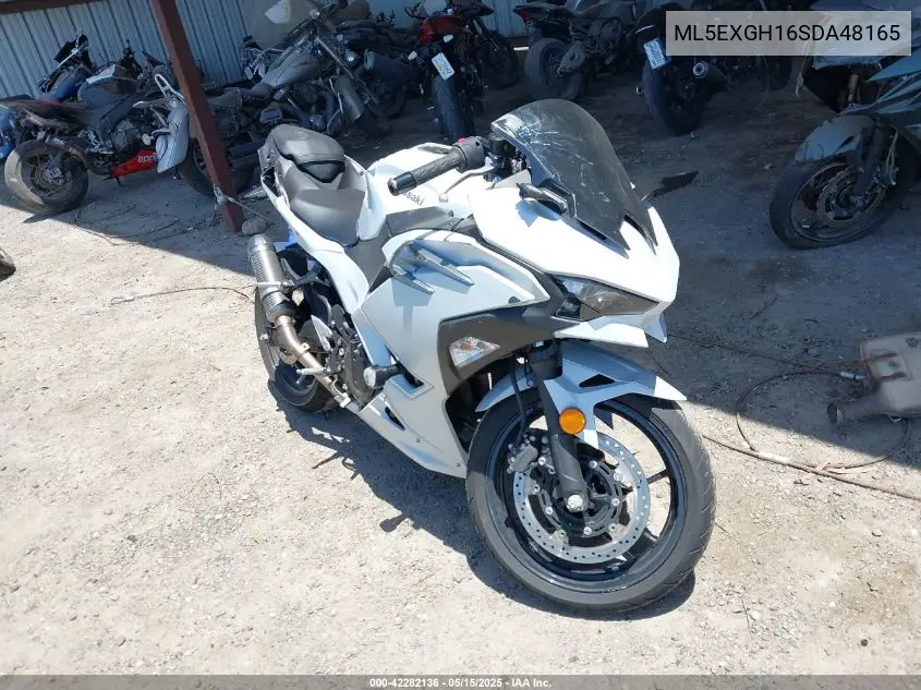 2025 Kawasaki Ex500 H VIN: ML5EXGH16SDA48165 Lot: 42282136