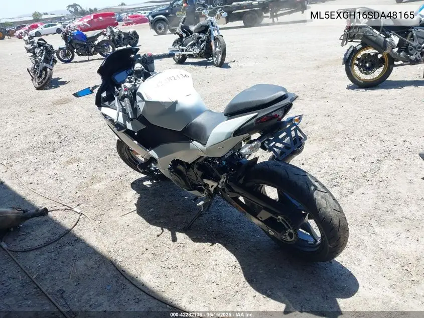 2025 Kawasaki Ex500 H VIN: ML5EXGH16SDA48165 Lot: 42282136