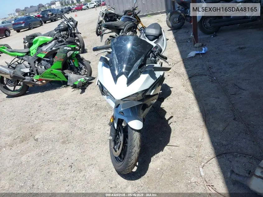 2025 Kawasaki Ex500 H VIN: ML5EXGH16SDA48165 Lot: 42282136