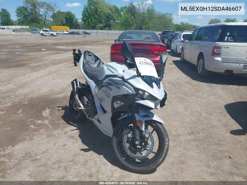 2025 Kawasaki Ex500 H VIN: ML5EXGH12SDA46607 Lot: 42284970
