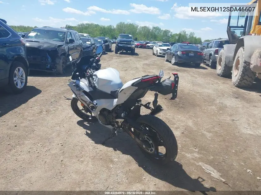 2025 Kawasaki Ex500 H VIN: ML5EXGH12SDA46607 Lot: 42284970