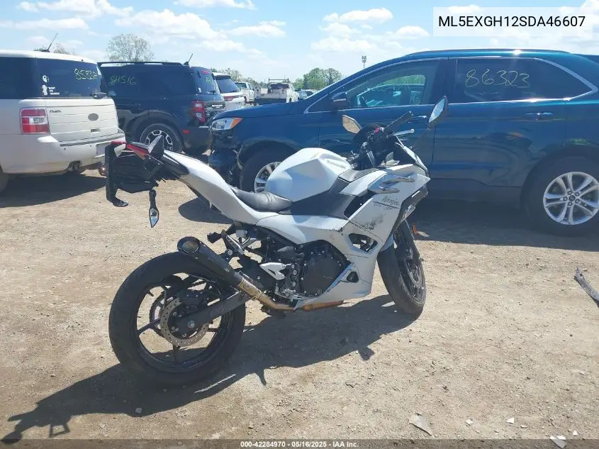2025 Kawasaki Ex500 H VIN: ML5EXGH12SDA46607 Lot: 42284970