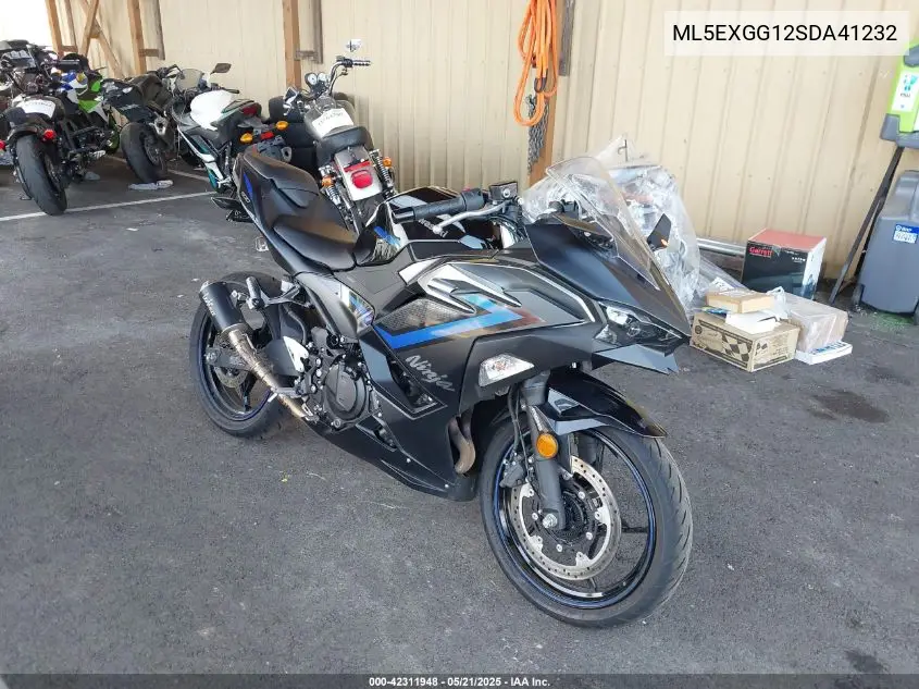 2025 Kawasaki Ex500 VIN: ML5EXGG12SDA41232 Lot: 42311948