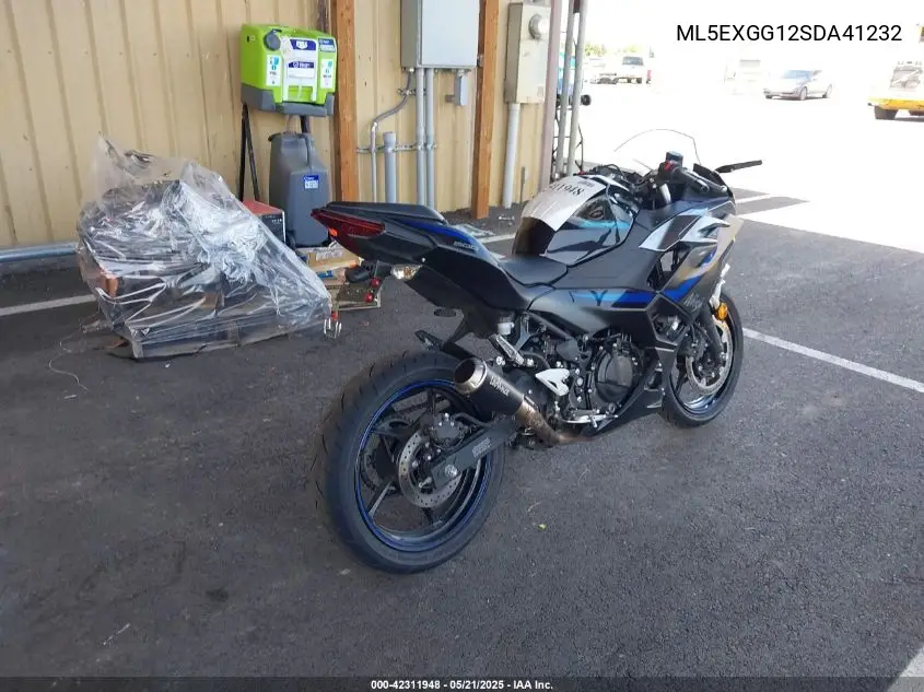 2025 Kawasaki Ex500 VIN: ML5EXGG12SDA41232 Lot: 42311948